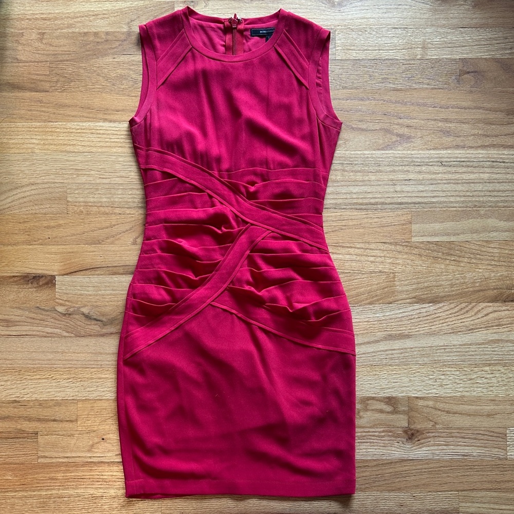 BCBGMaxAzria Red Mini Dress